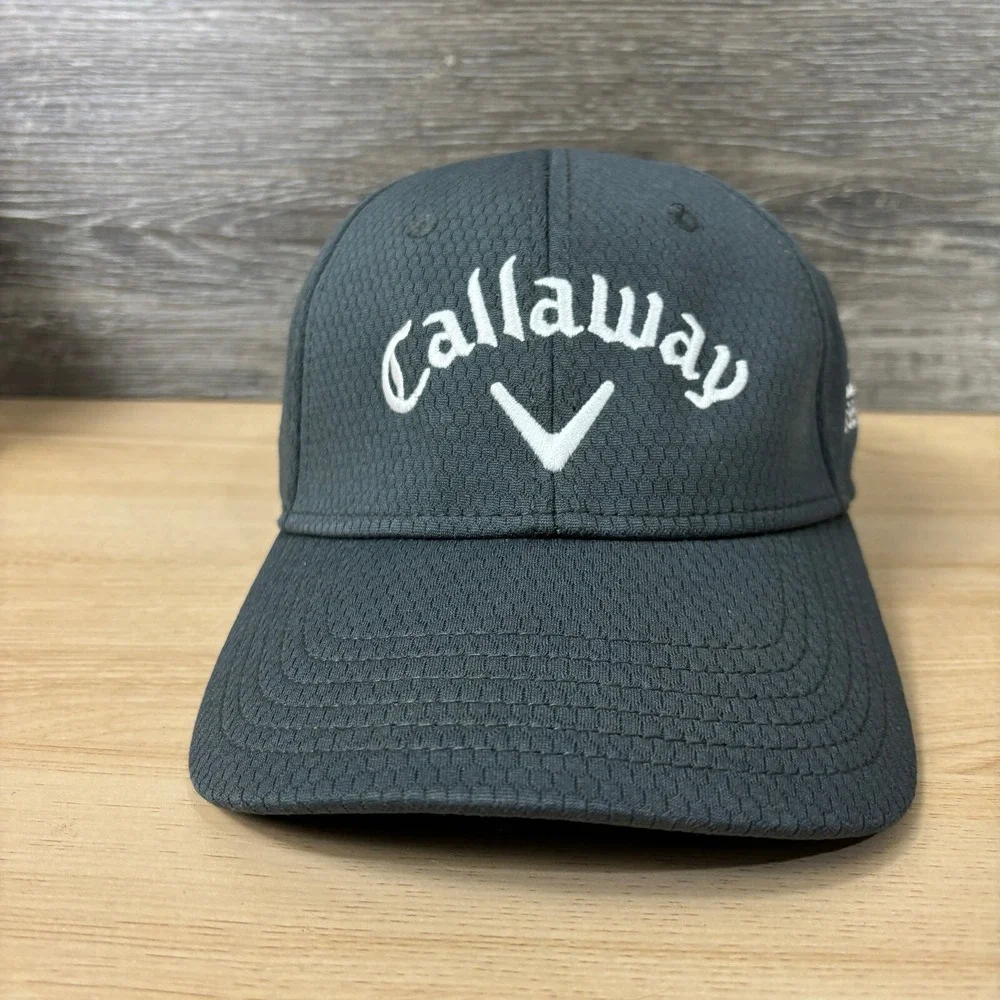 Callaway‎ Hat Cap Strap Back Gray Performance Golf Scott Dirck Adjustable